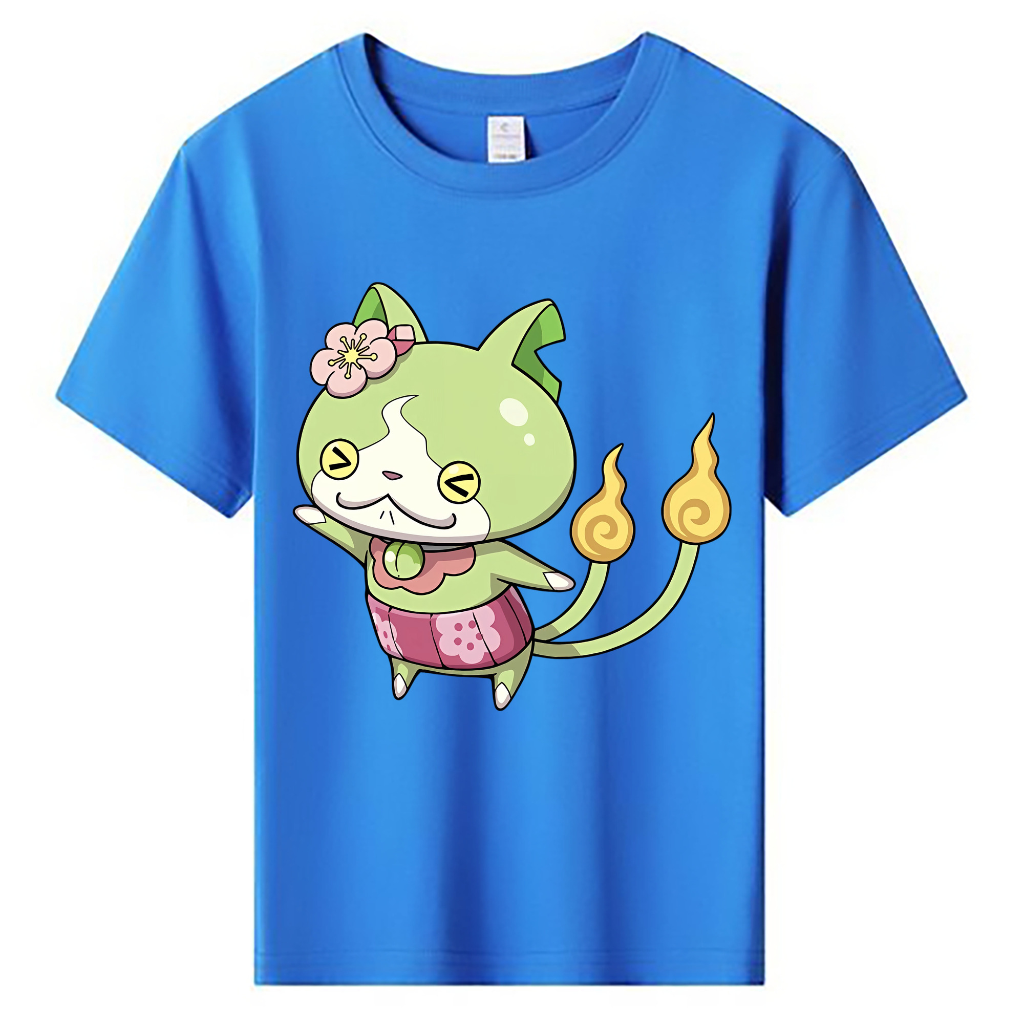 （画像用） 妖怪ウォッチ Yo-kai Watch 綿100％キッズTシャツ（フロントプリント）
